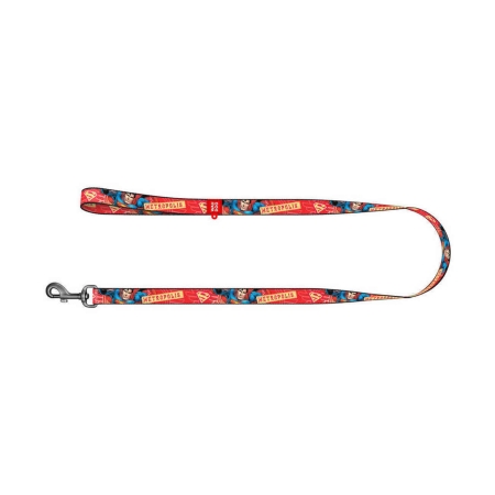WAUDOG Nylon dog leash "Superhero" design, W 25 mm, L 122 cm
