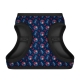 WAUDOG Clothes soft dog harness with QR passport, "Batman blue red" design 18-20 cm