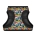 WAUDOG Clothes soft dog harness with QR passport, "Batman comics" design 18-20 cm