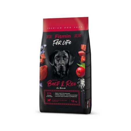 Fitmin For Life Beef Biftekli Köpek Maması - 12 kg