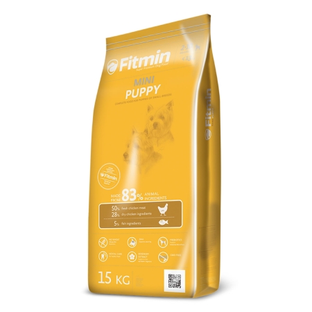 Fitmin Mini Puppy %50 Taze Tavuk Etli Ufak Irk Yavru Köpek Maması 15 Kg