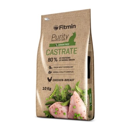 Fitmin Purity Castrate Taze Tavuk Etli Kısırlaştırılmış Kedi Maması 10 Kg