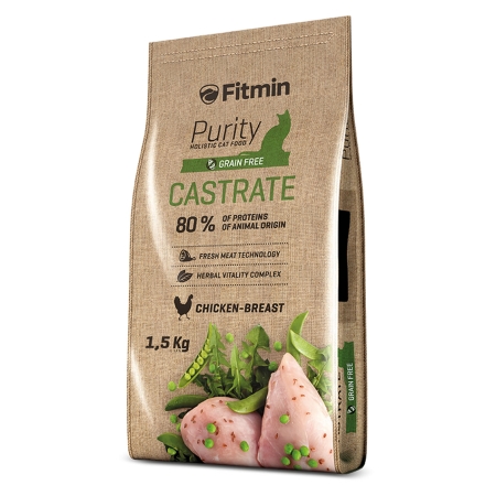Fitmin Purity Castrate Taze Tavuk Etli Kısırlaştırılmış Kedi Maması 1,5 Kg