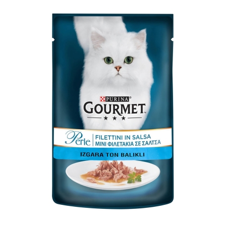Gourmet Perle Ton Balıklı Etli Pouch Kedi Maması