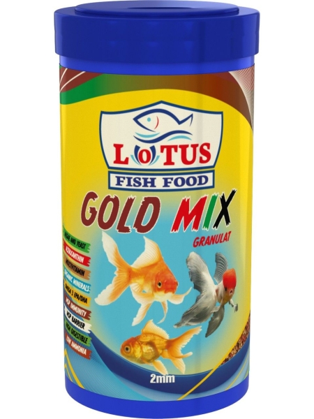 Lotus Fish Food Gold Mix Granulat Japon Balığı Yemi 45 gr