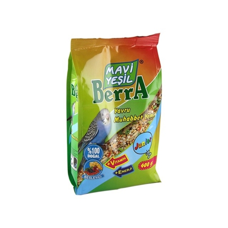Mavi Yeşil Berra Yavru Muhabbet Kuşu Yemi 400 gr