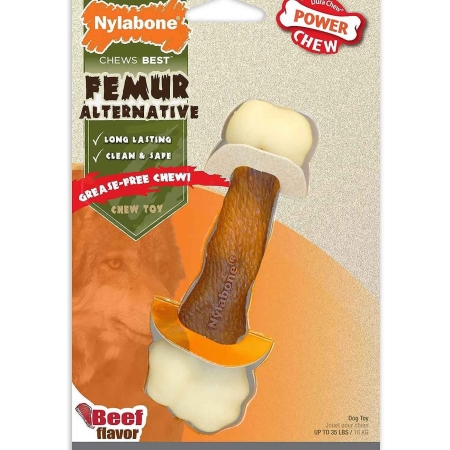Nylabone Biftek Aromalı Köpek Çiğneme Kemiği