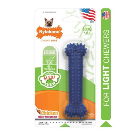 Nylabone Tavuk Aromalı Dental Köpek Oyuncağı