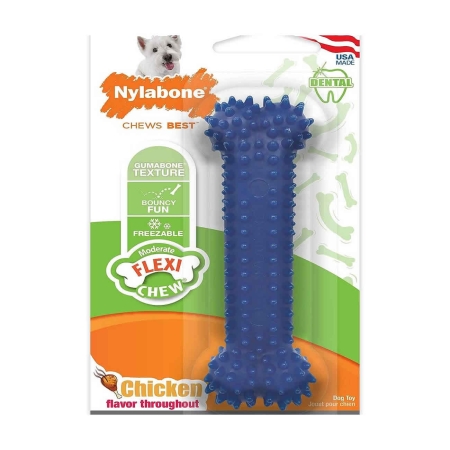 Nylabone Tavuk Aromalı Köpek Çiğneme Kemiği
