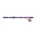 Nylon cat collar with QR passport, "Purple camo" design, plastic fastex, W 10 mm, L 20-30 cm