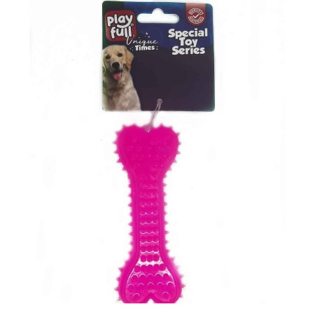 PF-4033-Playfull Kemik Şeklinde Köpek Oyuncağı 10,5x4,5 Cm