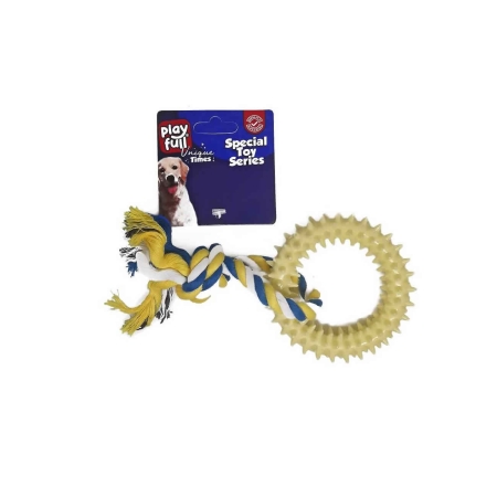 PF-4051 Playfull Plastik ve İpli Köpek Oyuncağı 18 Cm