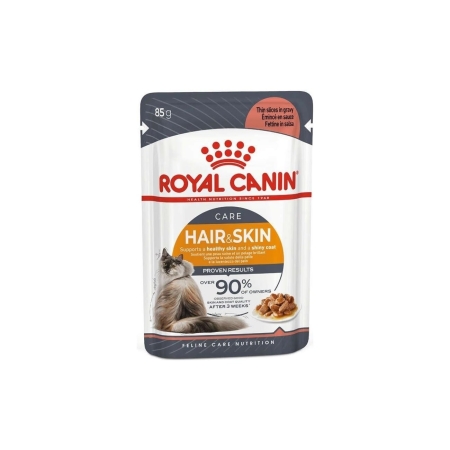 Royal Canin Hair & Skin Care Yetişkin Kedi Yaş Maması 85 Gr 12 Adet