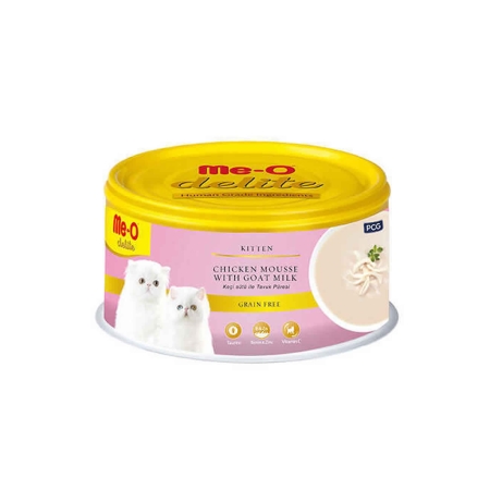 TR5CKC0980 Me-O Delite Keçi Sütü & Tavuk Püresi Kedi Konserve Yaş Mama 80gr (24 adet)