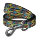 WAUDOG Nylon dog leash "Batman bright" design, W 20 mm, L 122 cm