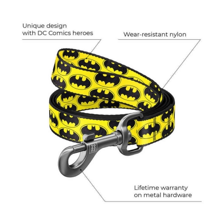 WAUDOG Nylon dog leash 15 mm, L 122 cm