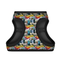WAUDOG Clothes soft dog harness with QR passport