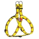 WAUDOG Nylon dog harness with QR passport, "Superman 2" design 40-55 cm