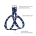 WAUDOG Nylon dog harness with QR passport, "Superman 1" design 40-55 cm