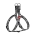WAUDOG Nylon dog harness with QR passport, "Dark knight" design 40-55 cm