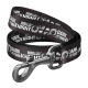 WAUDOG Nylon dog leash "Dark knight" design, W 25 mm, L 122 cm