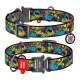 Collar Waudog Batman Logolu Metal Tokalı Köpek Boyun Tasması 31-49 Cm 25mm