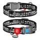 Collar Waudog Batman Logolu Plastik Tokalı Köpek Boyun Tasması 35-58 Cm 25mm
