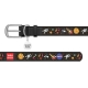 Collar Waudog Nasa Desenli QR Pasaportlu Köpek Boyun Tasması 30-39 Cm Siyah