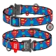 Collar Waudog Superman Logolu Metal Tokalı Köpek Boyun Tasması 35-58 Cm 25mm