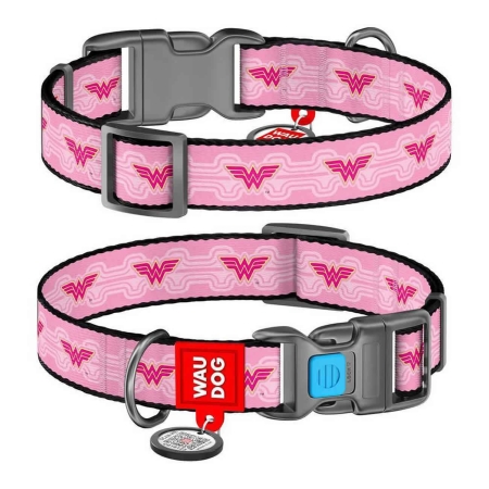 Collar Waudog Wonder Woman Logolu Köpek Boyun Tasması 35-58 Cm 25mm