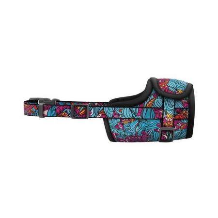 WAUDOG Nylon dog muzzle Summer design plastic fastex size 4 35-43 cm