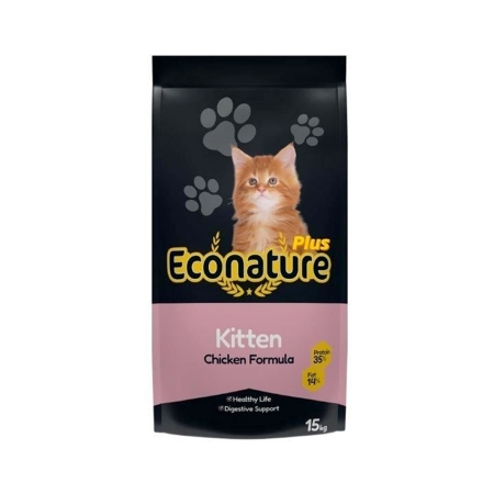 Econature Plus Tavuklu Yavru Kedi Maması 15 Kg
