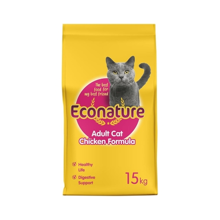 Econature Tavuk Etli Yetişkin Kedi Maması 15 Kg